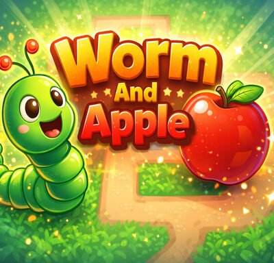 Worm And Apple